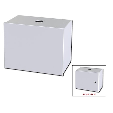 Saginaw Control & Engineering 1/4 Turn Latch Electrical Enclosures, 14 in H, 10 in D, 18 in W, NEMA 3R, 4, 12, 13, Carbon Steel SCE-14HMI1810LP